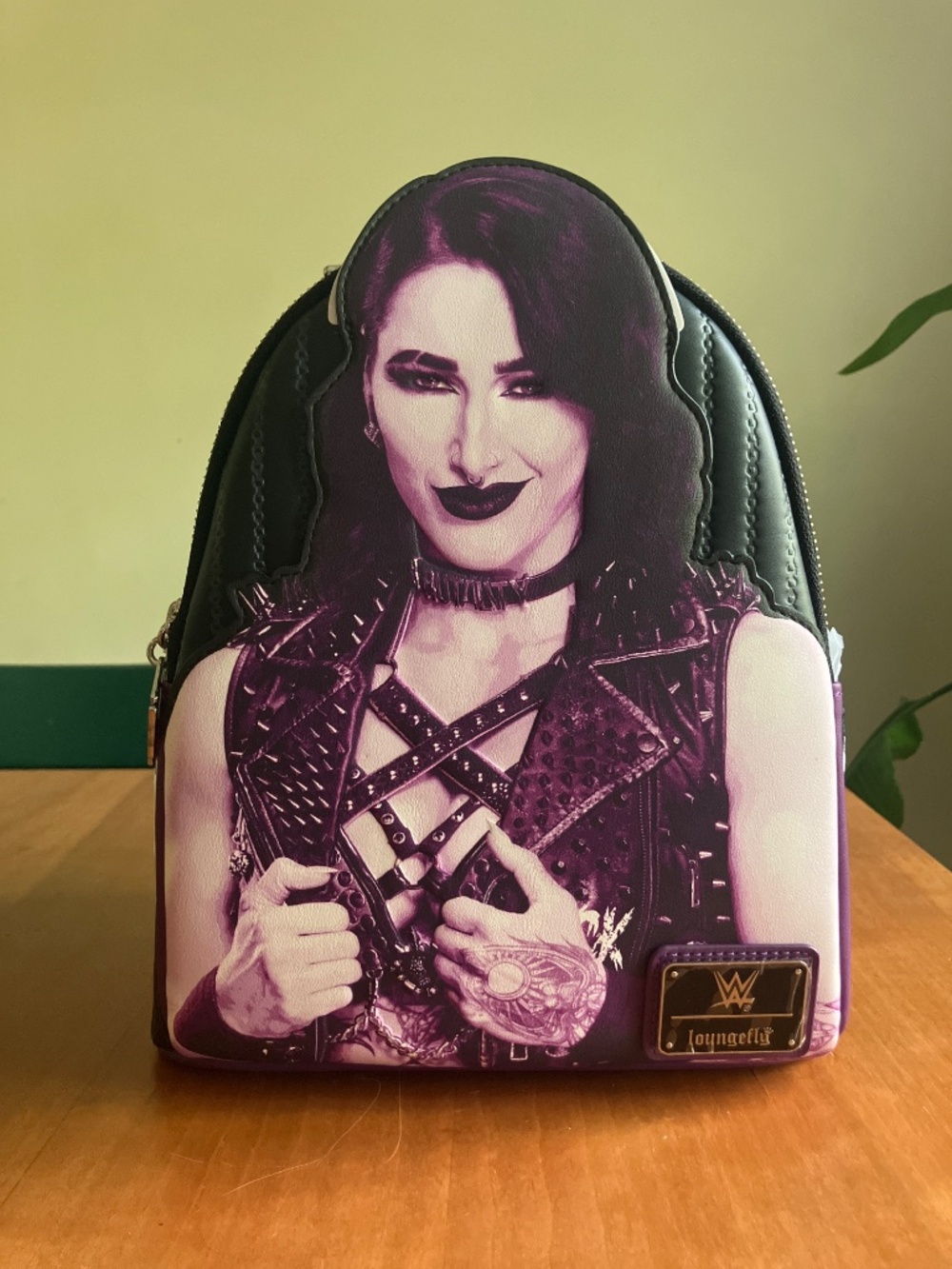 WWE Loungefly Rhea Ripley “Mami’s Back” Backpack - Picture 3 of 3